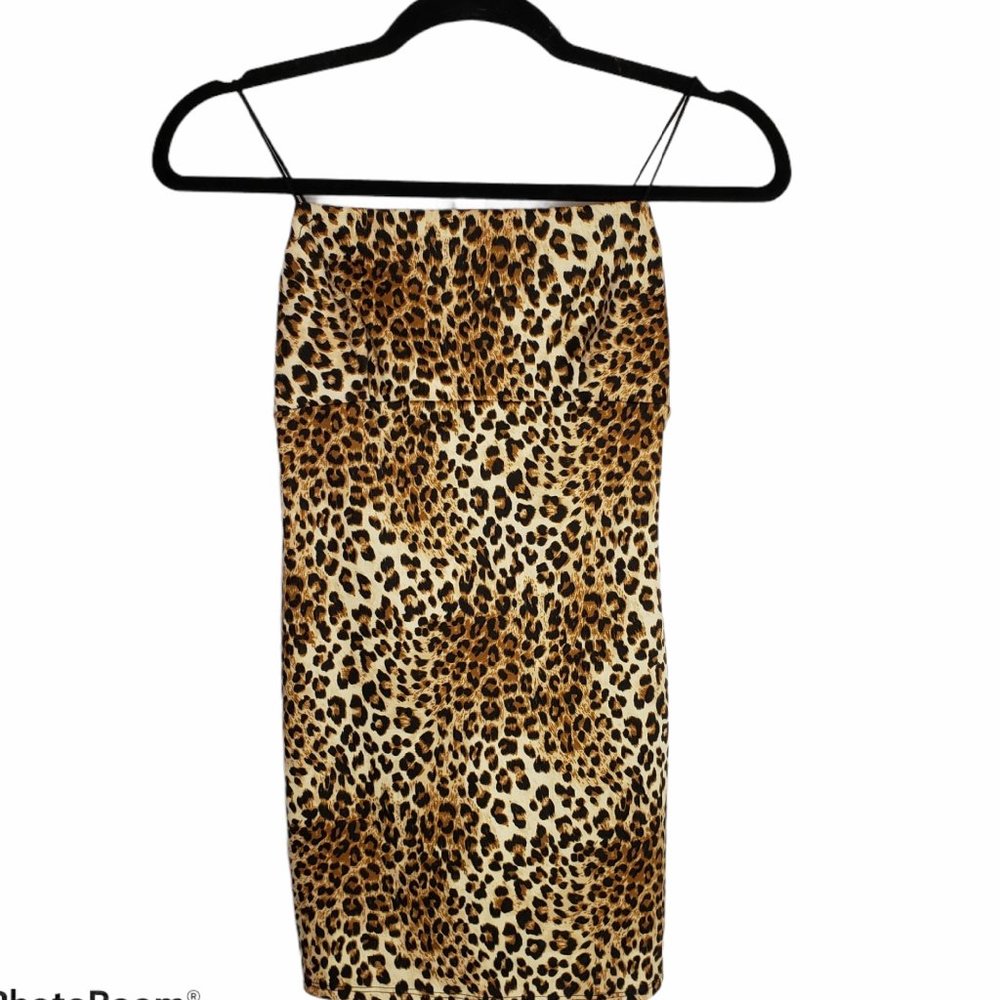 Urban Outfitters Mini Animal Print Dress